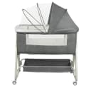 JEOBEST Beistellbett 3 in 1 Babybett mit Moskitonetz, 6-fach Höhenverstellung Bild 1
