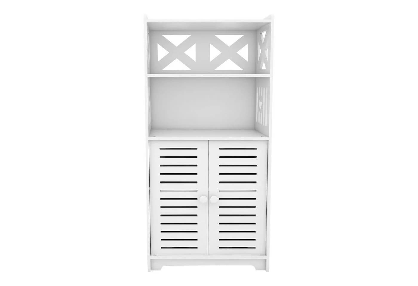JEOBEST Badkommode Badezimmerschrank Weiß - Bild 4