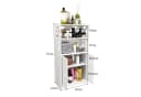 JEOBEST Badkommode Badezimmerschrank Weiß Bild 5