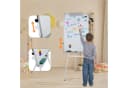 JEOBEST Magnettafel Whiteboard mit Ständer Höhenverstellbar Weiss Bild 3