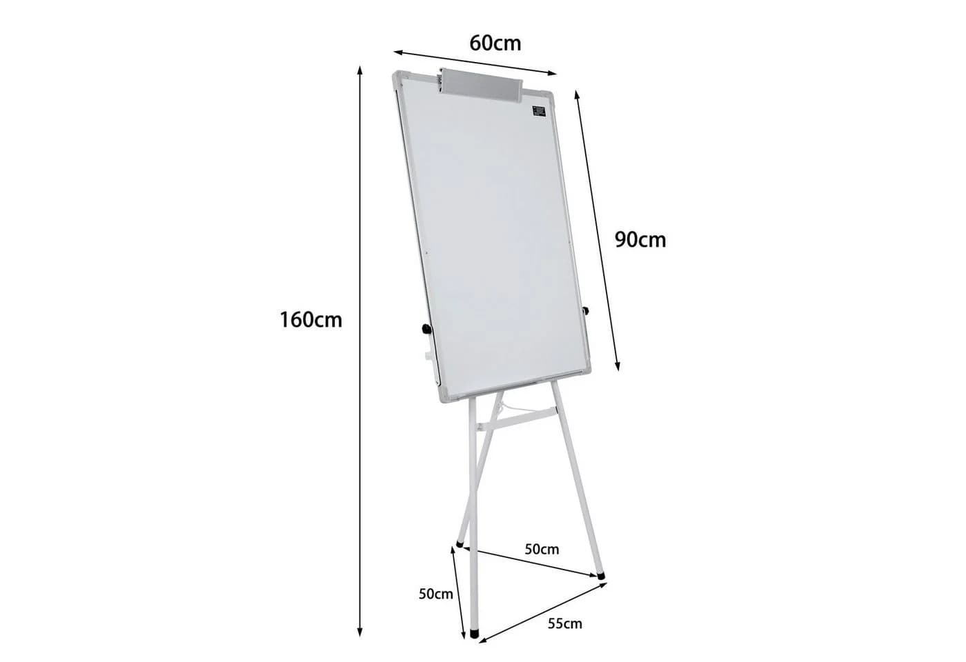 JEOBEST Magnettafel Whiteboard mit Ständer Höhenverstellbar Weiss - Bild 5