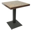 JEOBEST Esstisch Esszimmertisch 60x60cm Holzplatte Metallbeine Bild 2