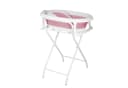 JEOBEST Babybadewanne mit Gestell, Faltbar, Temperatursensor, Rosa Bild 2