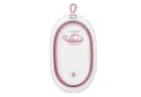 JEOBEST Babybadewanne mit Gestell, Faltbar, Temperatursensor, Rosa Bild 3