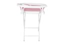 JEOBEST Babybadewanne mit Gestell, Faltbar, Temperatursensor, Rosa Bild 4