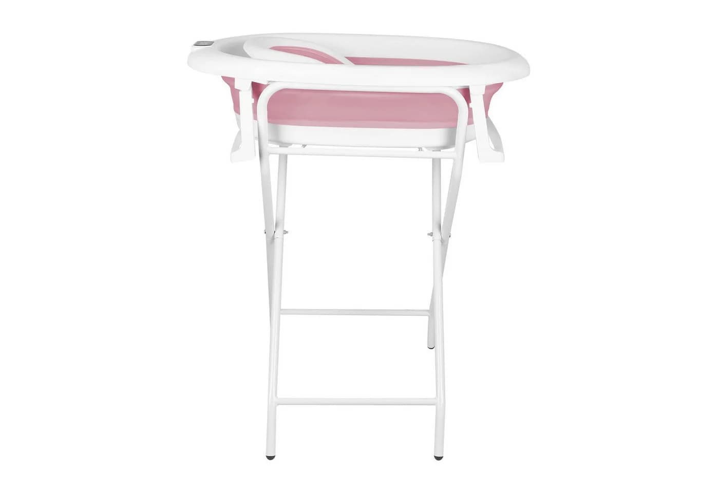 JEOBEST Babybadewanne mit Gestell, Faltbar, Temperatursensor, Rosa - Bild 4