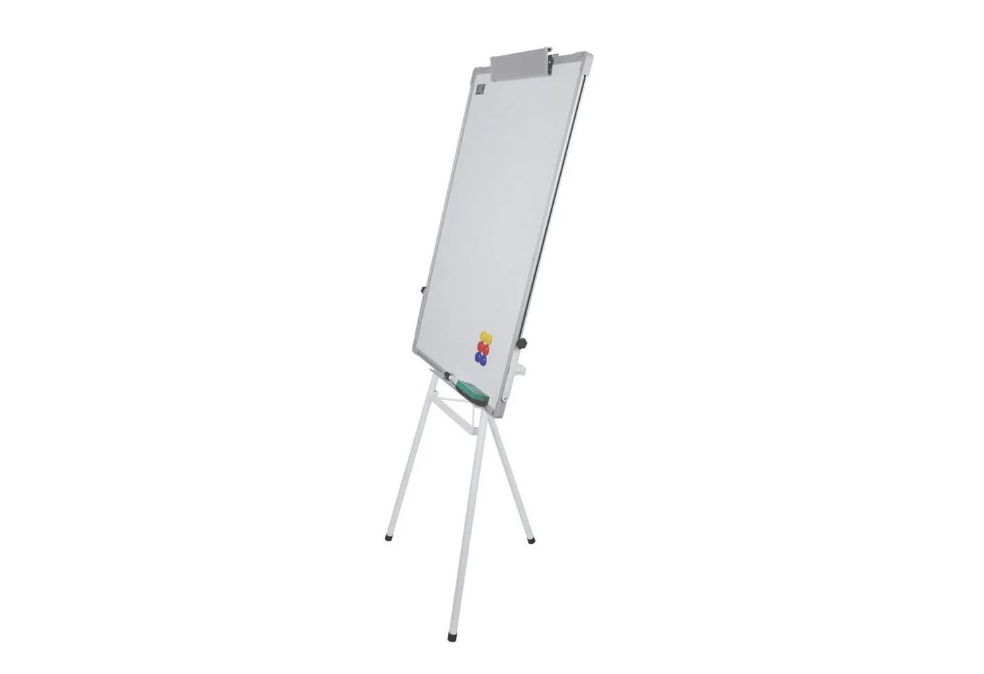 JEOBEST Magnettafel mit Ständer 70x100 cm weiß höhenverstellbar