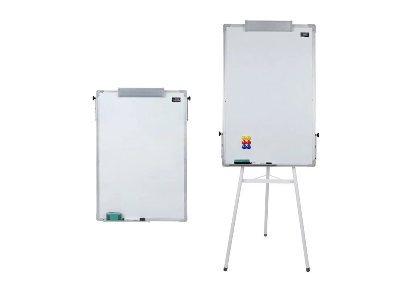JEOBEST Magnettafel mit Ständer 70x100 cm weiß höhenverstellbar - Bild 2
