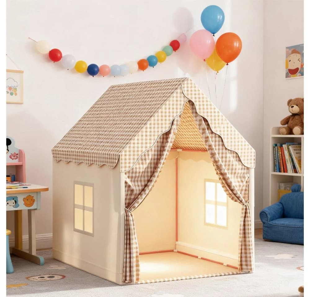 JEOBEST Spielzelt Kinderzelt mit 2 Eingängen, 105x120x128cm - Bild 4