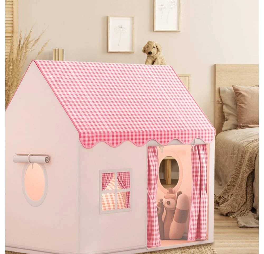 JEOBEST Spielzelt Kinderspielhaus, Kinderzelt 120x105x128cm