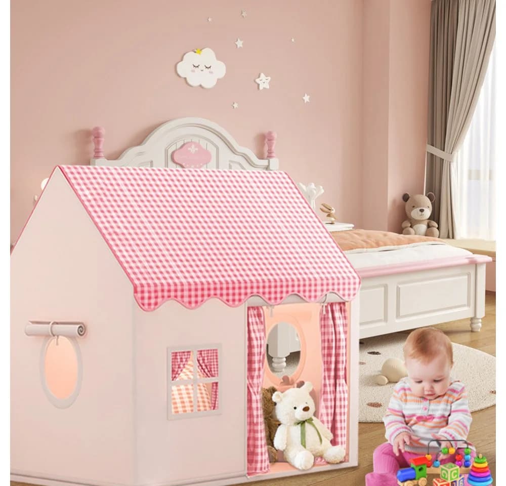 JEOBEST Spielzelt Kinderspielhaus, Kinderzelt 120x105x128cm - Bild 4