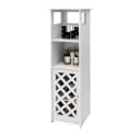 JEOBEST Badschrank Weiß Platzsparend Bild 2