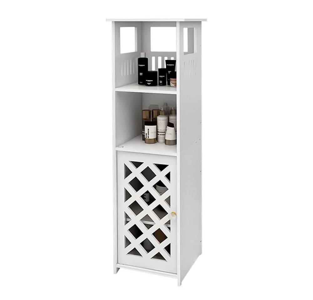 JEOBEST Badschrank Weiß Platzsparend - Bild 2