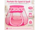 SELONIS Kinder Spielzelt Rosa 105x90 cm Bild 1