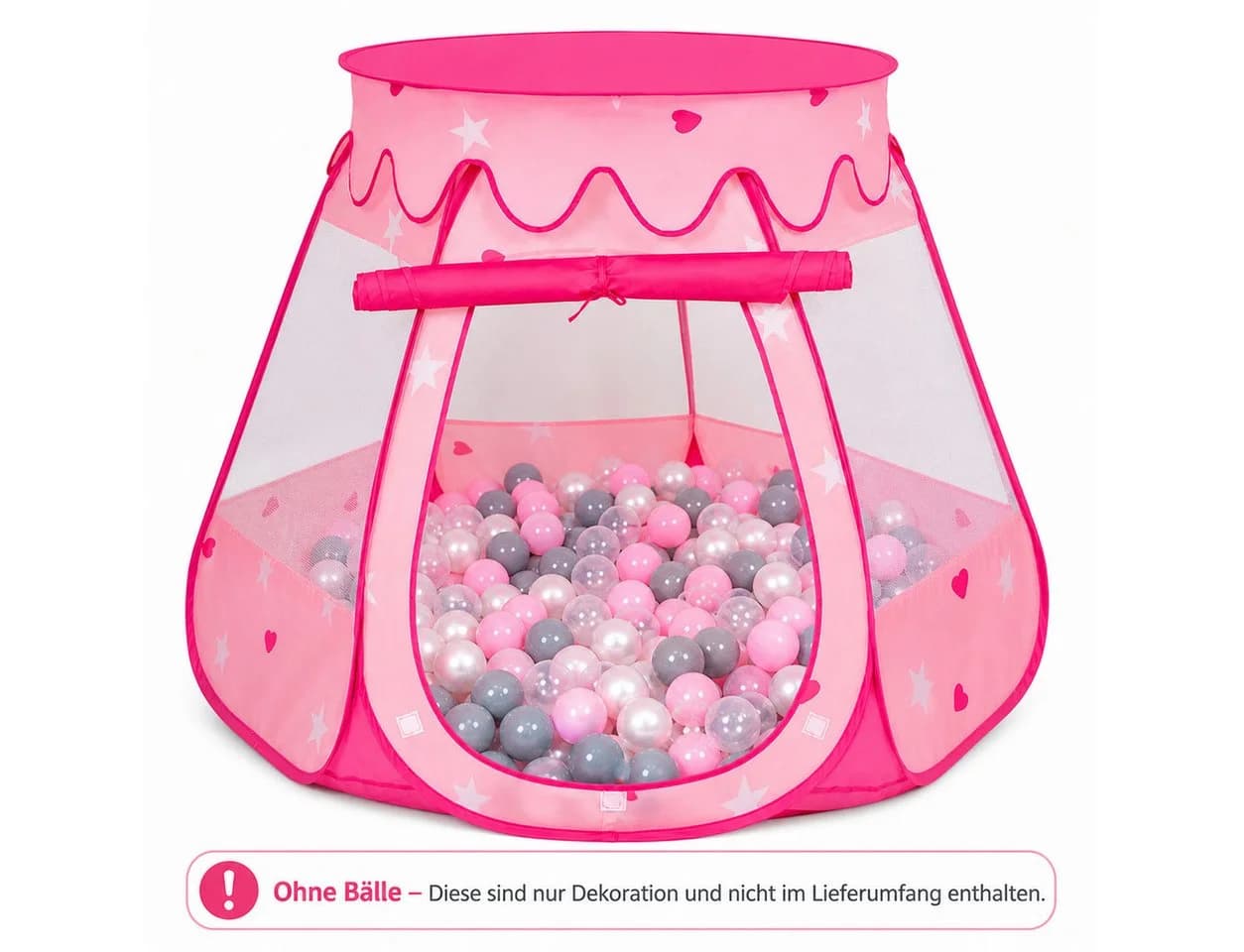 SELONIS Kinder Spielzelt Rosa 105x90 cm - Bild 2