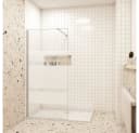 duschspa Duschwand Walk in Dusche 190cm ESG Glas mit Nano-Beschichtung Bild 2