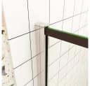 duschspa Duschwand Walk in Dusche 190cm ESG Glas mit Nano-Beschichtung Bild 4