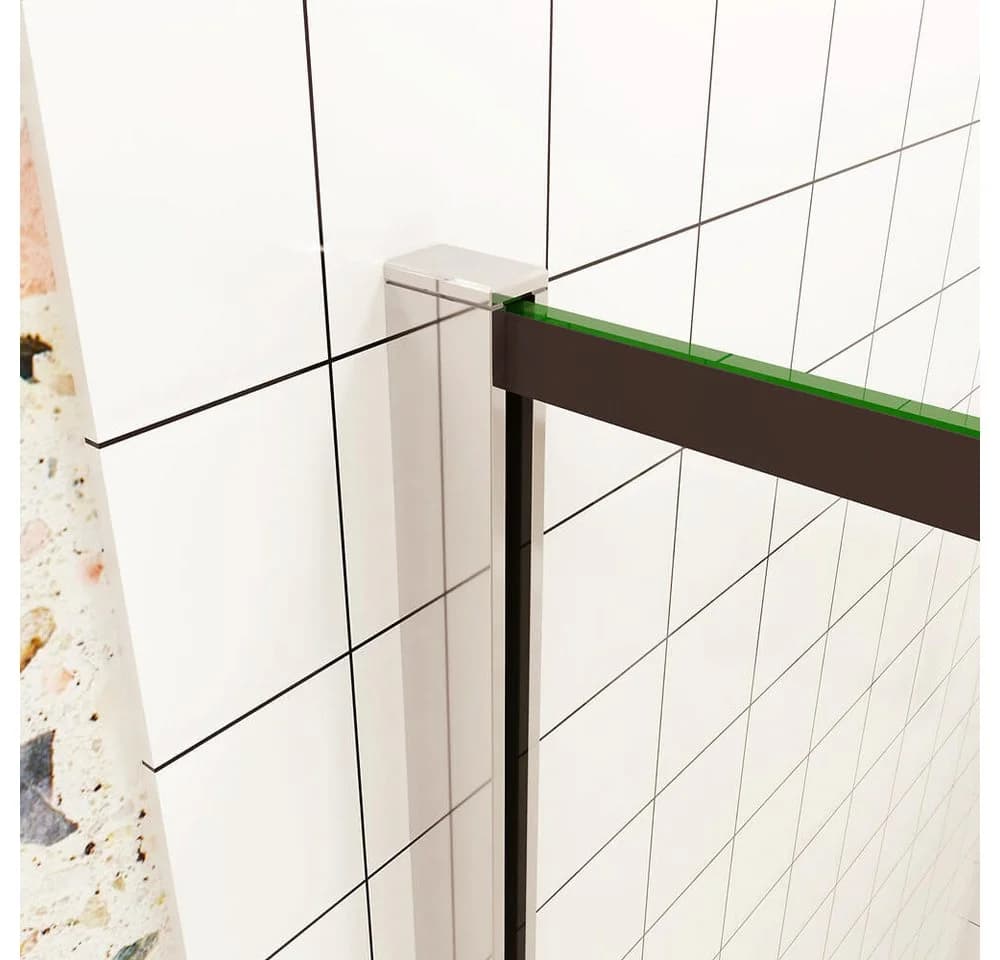 duschspa Duschwand Walk in Dusche 190cm ESG Glas mit Nano-Beschichtung - Bild 4
