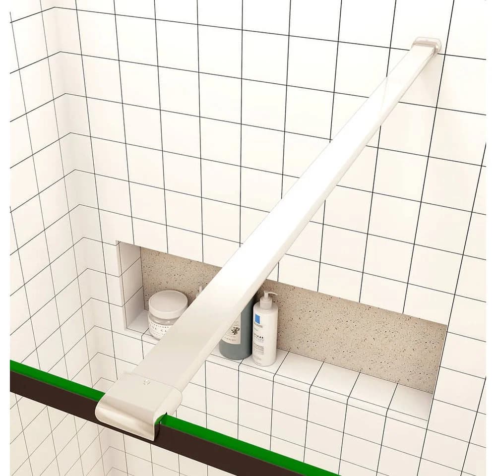 duschspa Duschwand Walk in Dusche 190cm ESG Glas mit Nano-Beschichtung - Bild 5