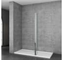 duschspa Duschwand drehbar Flipper-Panel 30/40cm 200cm 8mm ESG Nano Glas Bild 1
