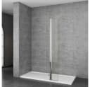 duschspa Duschwand drehbar Flipper-Panel 30/40cm 200cm 8mm ESG Nano Glas Bild 2