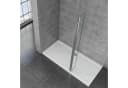 duschspa Duschwand drehbar Flipper-Panel 30/40cm 200cm 8mm ESG Nano Glas Bild 4