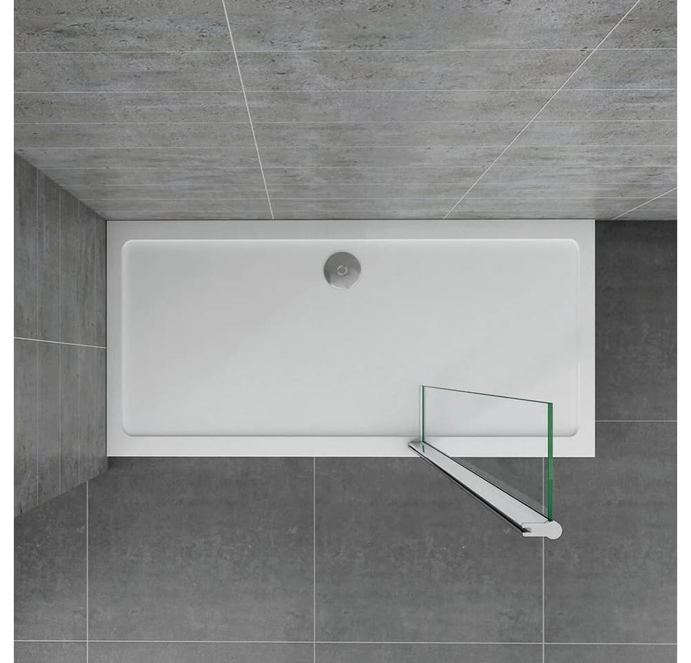 duschspa Duschwand drehbar Flipper-Panel 30/40cm 200cm 8mm ESG Nano Glas - Bild 5