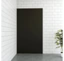 duschspa Duschrückwand 3mm Schwarz PE-Aluminium Duschwandpaneele Duschwand Bild 1