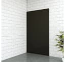 duschspa Duschrückwand 3mm Schwarz PE-Aluminium Duschwandpaneele Duschwand Bild 2