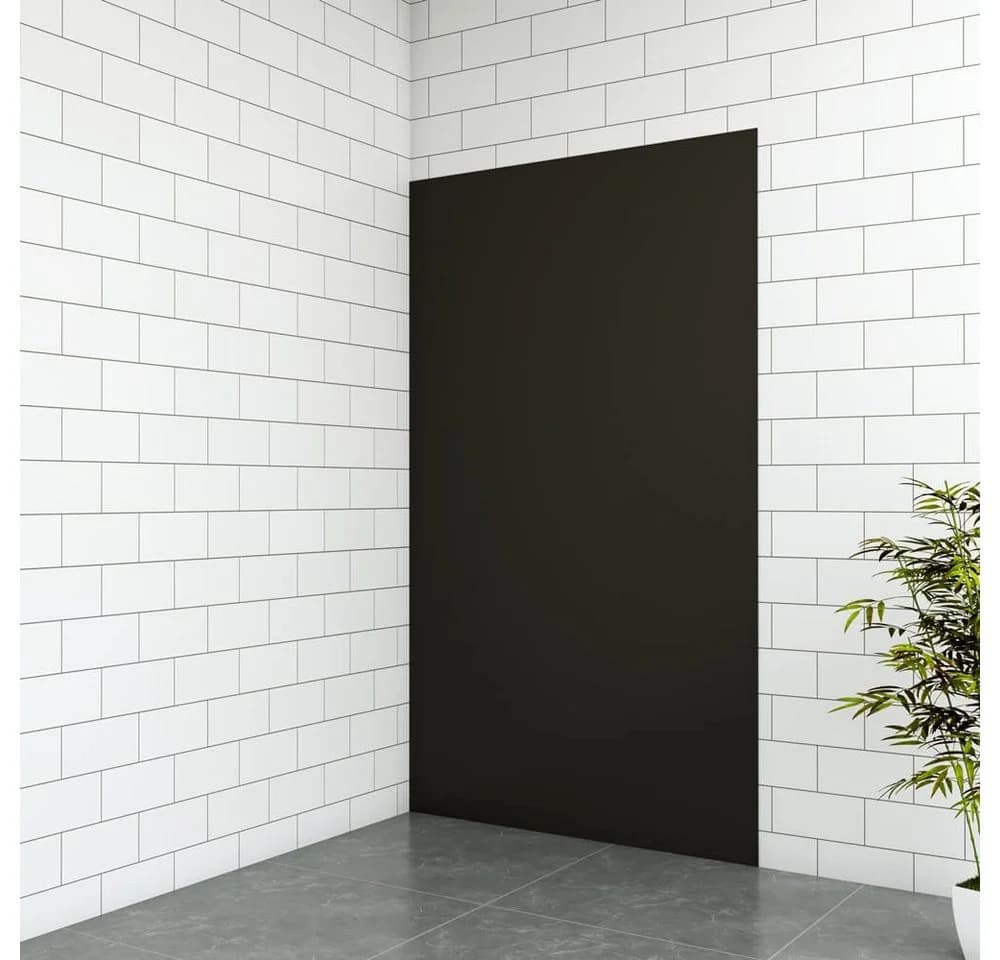 duschspa Duschrückwand 3mm Schwarz PE-Aluminium Duschwandpaneele Duschwand - Bild 2