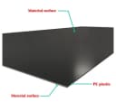 duschspa Duschrückwand 3mm Schwarz PE-Aluminium Duschwandpaneele Duschwand Bild 4