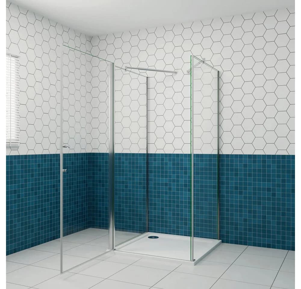 Duschspa Komplettdusche U-Duschkabine 70x70x185cm ESG Glas