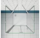 duschspa U-Form Duschkabine 6mm ESG Glas Nano Beschichtung Bild 5
