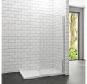 duschspa Duschwand 180cm ESG Glas Drehwand mit Nano-Beschichtung Bild 2