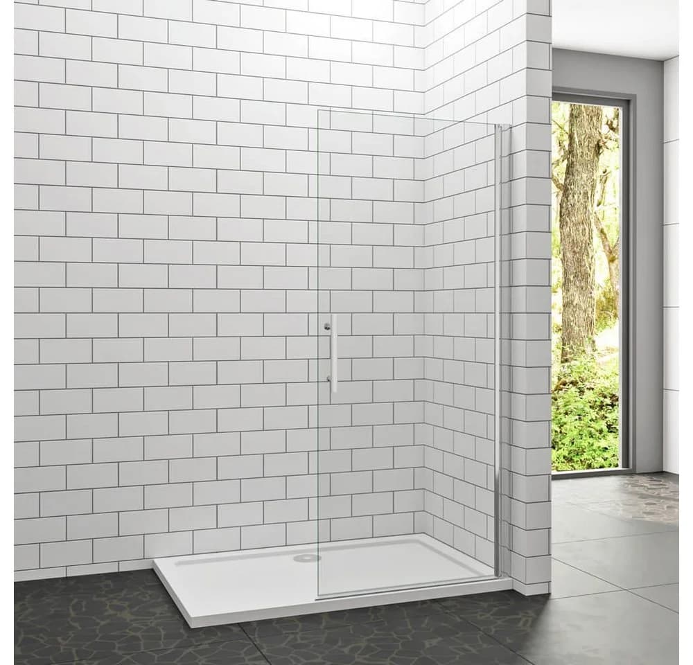 duschspa Duschwand 180cm ESG Glas Drehwand mit Nano-Beschichtung - Bild 2