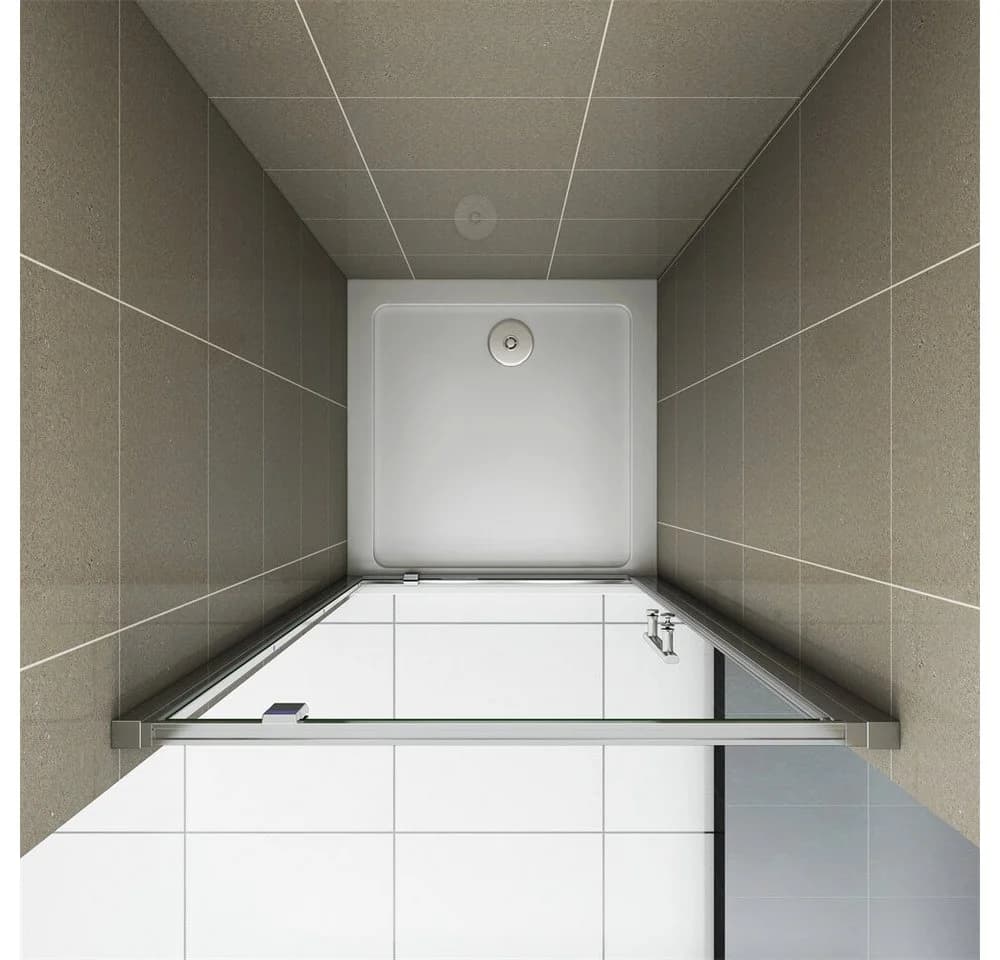 duschspa Dusch-Drehtür 70-100cm ESG Glas verchromt - Bild 4