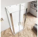 duschspa U-Form Duschkabine mit Sicherheitsglas und Nano-Beschichtung Bild 4