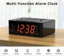 iTOMA Radiowecker Digitaler Bluetooth-Wecker mit FM-Radio, Dual-Alarm & LED-Anzeige Bild 1