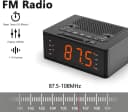 iTOMA Radiowecker Digitaler Bluetooth-Wecker mit FM-Radio, Dual-Alarm & LED-Anzeige Bild 3