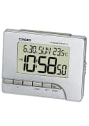 CASIO Quarzwecker DQ-747-8EF Digital mit Thermometer und Snooze silber Bild 1