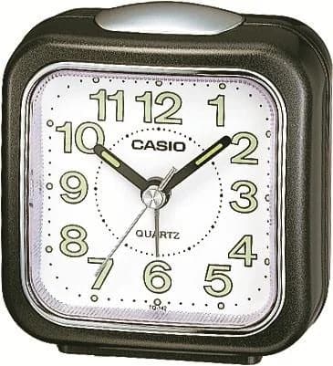 CASIO Quarzwecker TQ-142-1EF Schwarz Analog mit Leuchtzeiger - Bild 2