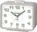 CASIO Quarzwecker TQ-218-8EF Silber Analog Leuchtzeiger Bild 2