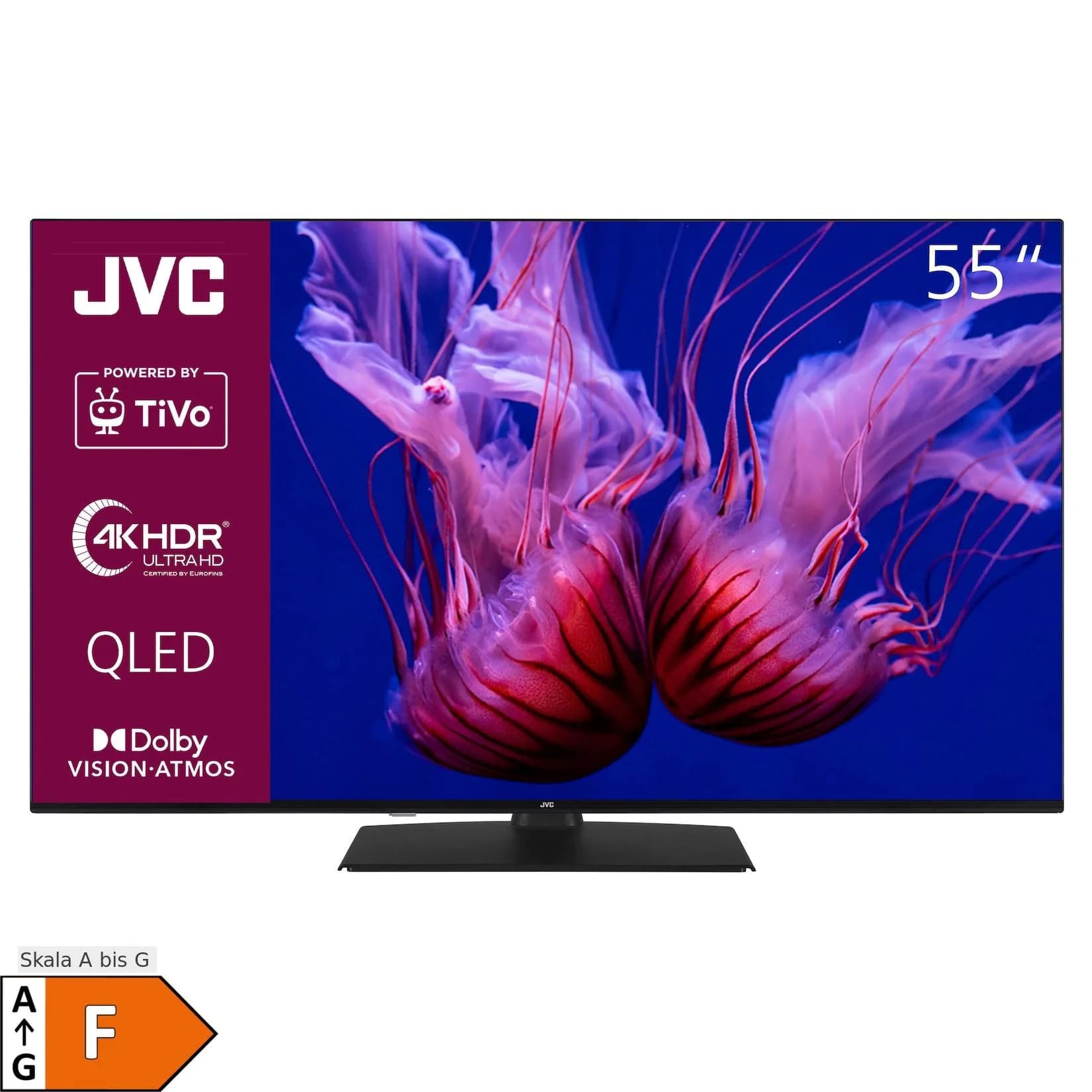 JVC 55 Zoll QLED Smart TV 4K UHD HDR Dolby Vision