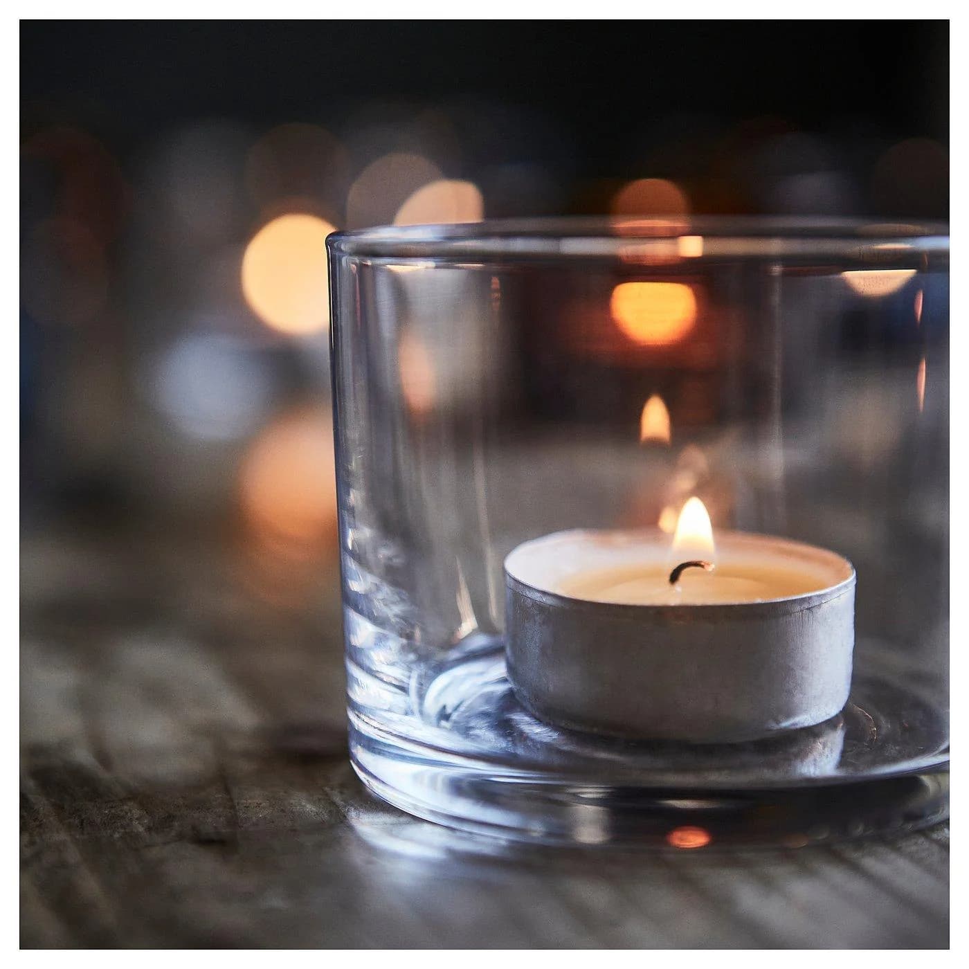 IKEA GLIMMA Teelicht duftneutral Glas