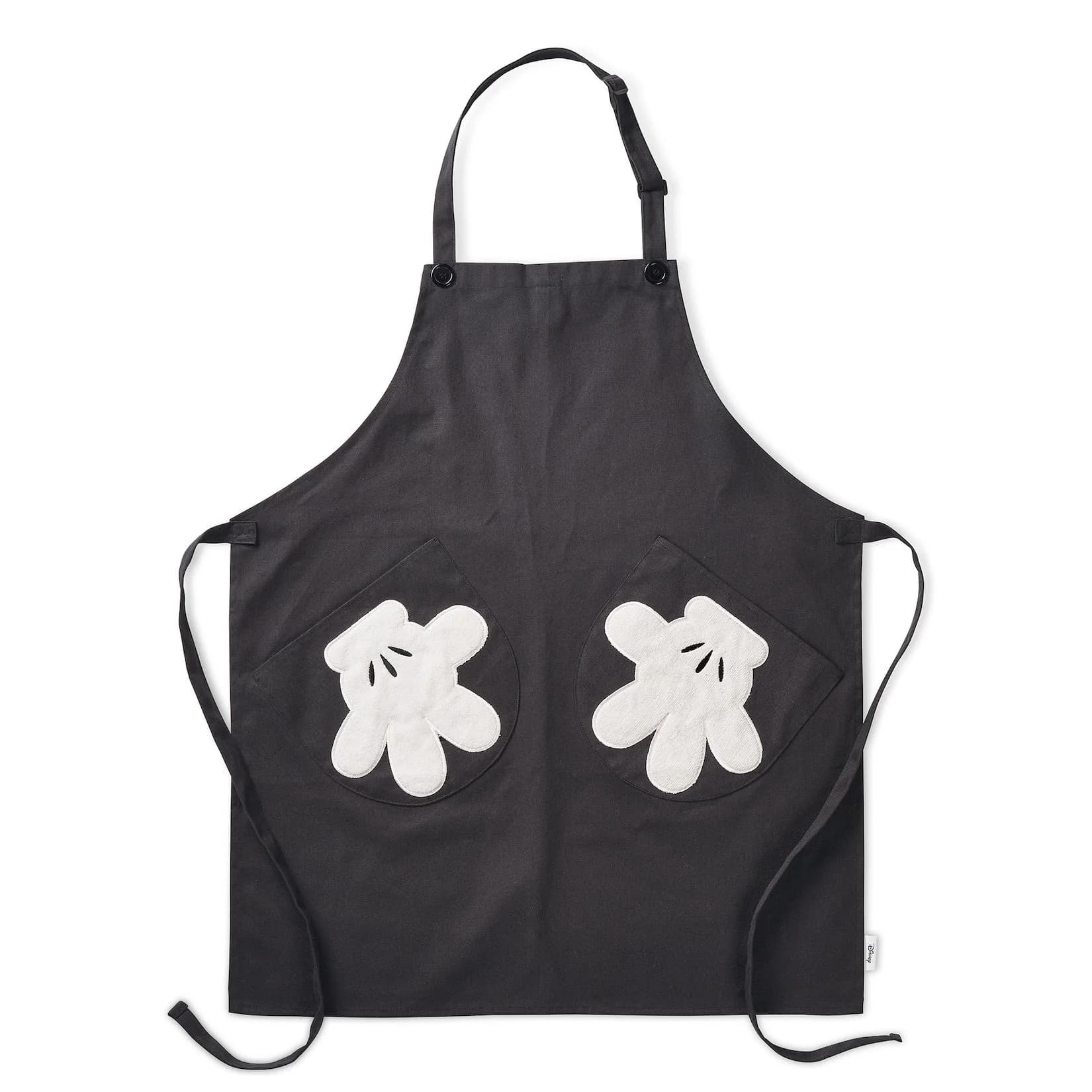 Prestige x Disney Monochrome Schürze Schwarz mit Taschen