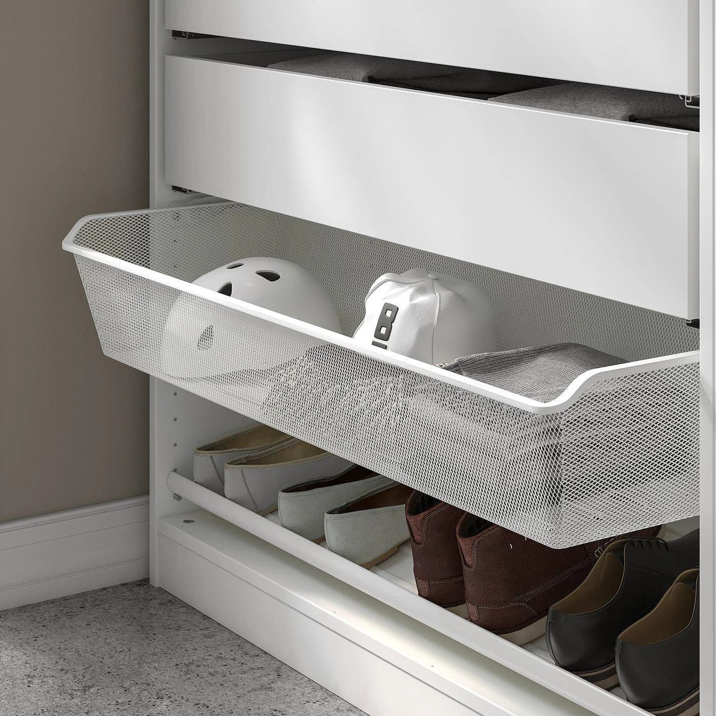 IKEA KOMPLEMENT Netzdrahtkorb Weiß