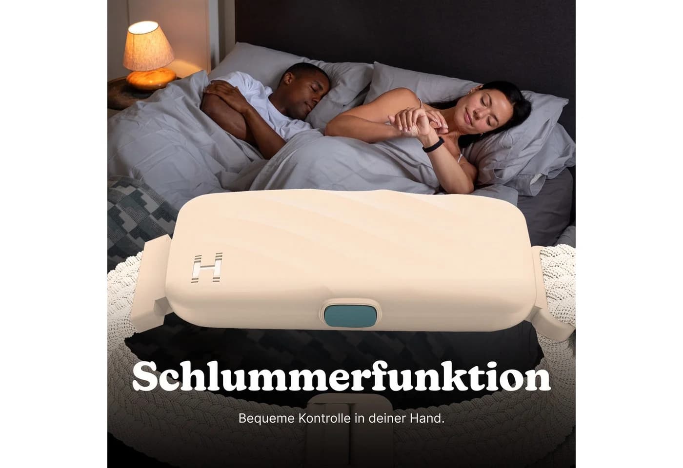 Homedics WakeBand Silent Alarm Vibrationswecker Schwarz Stoff - Bild 5