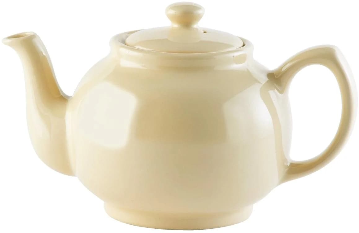 Teekanne PRICE & KENSINGTON cremeweiß Steingut 1,1 l