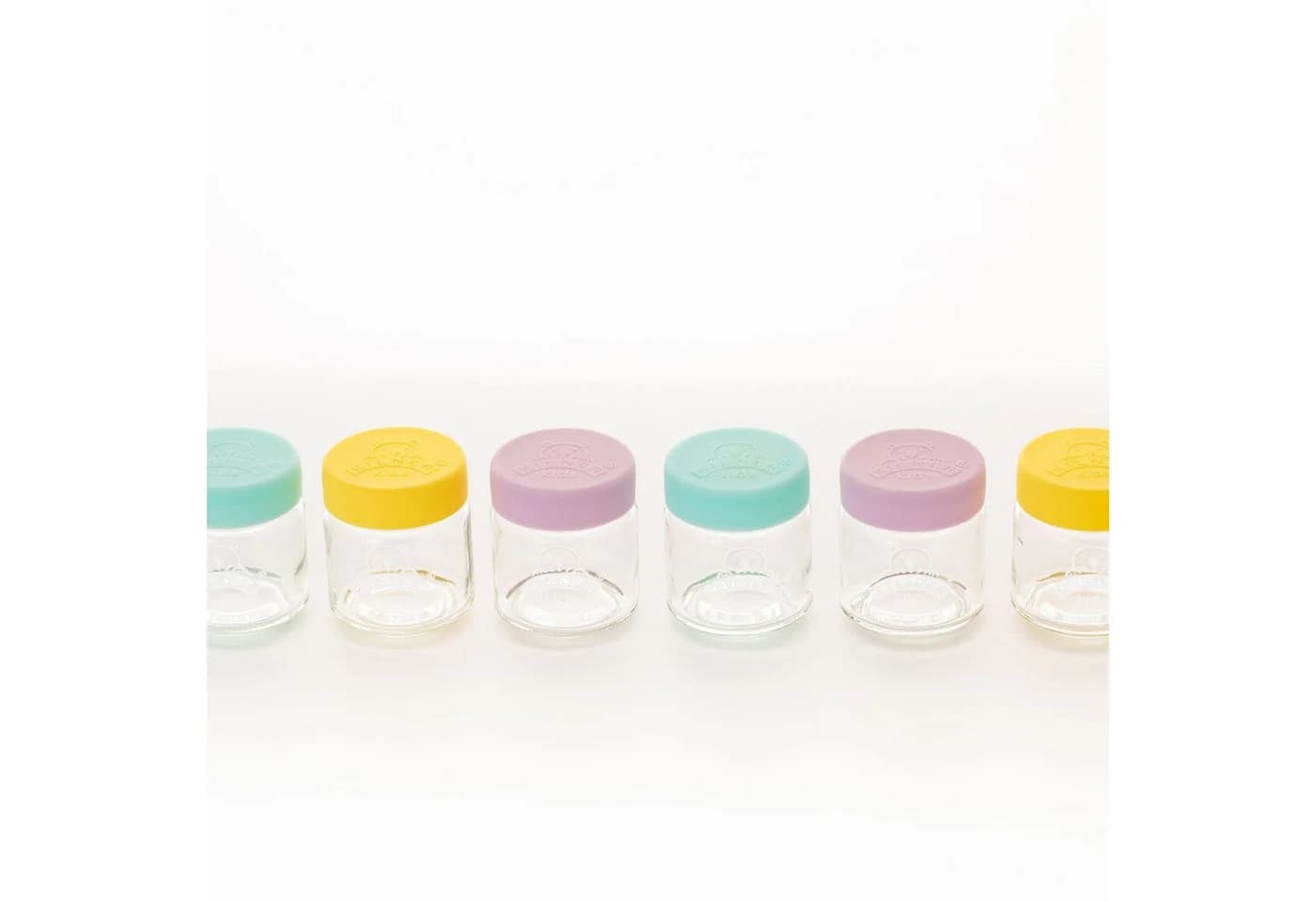 KILNER Aufbewahrungsdose Babygläser 110 ml 6er Set Bunt Glas - Bild 3
