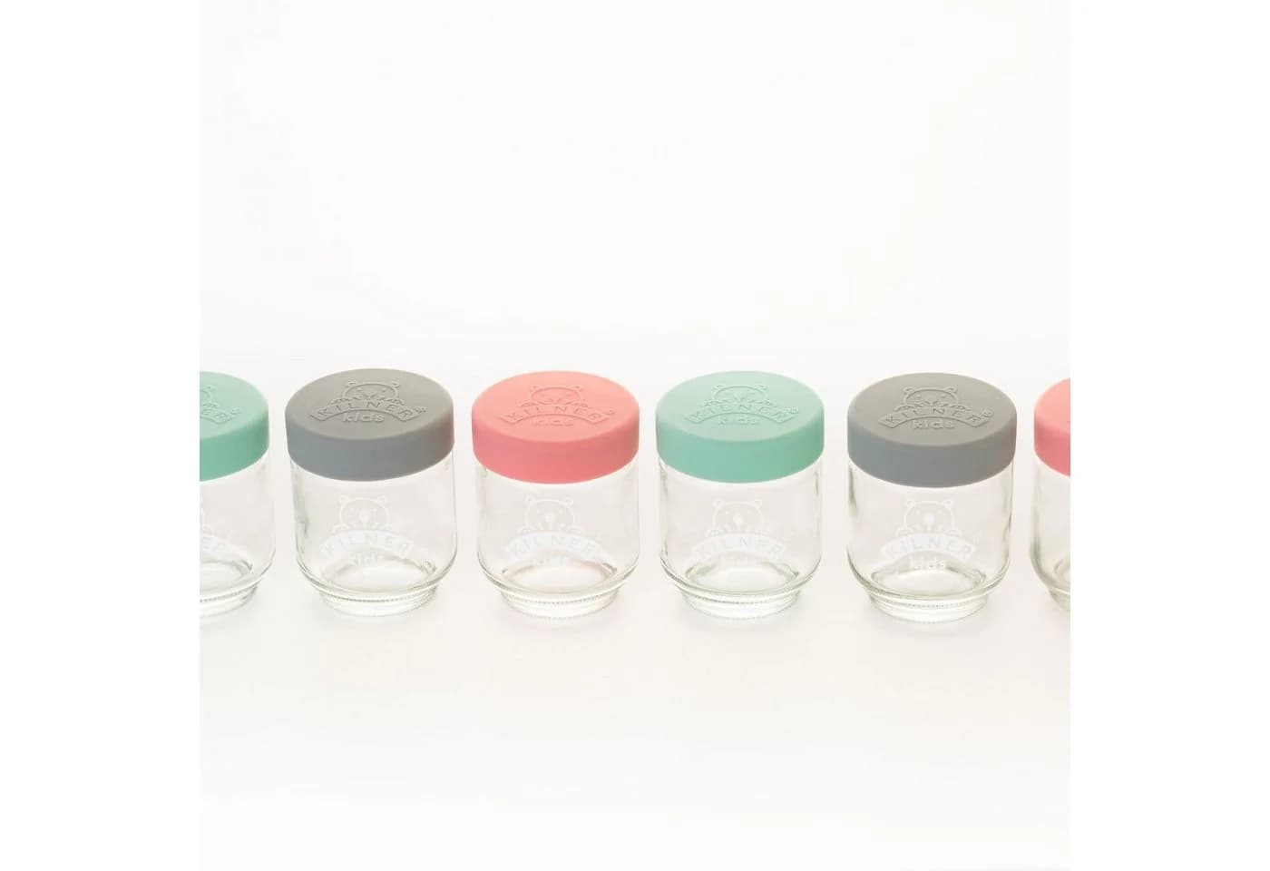 KILNER Aufbewahrungsdose Babygläser 190 ml 6er Set Bunt - Bild 3